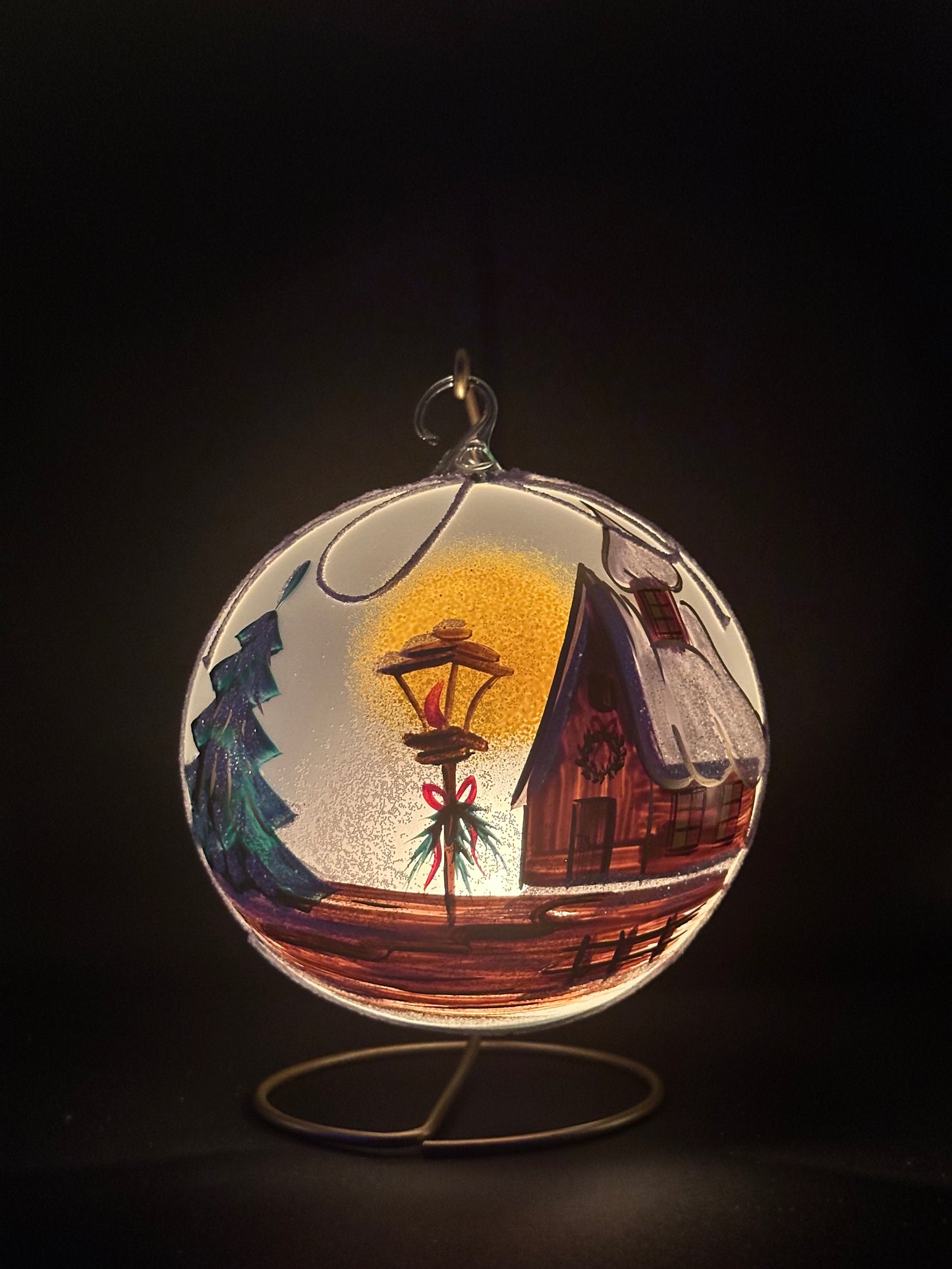 Lampions winter village 3