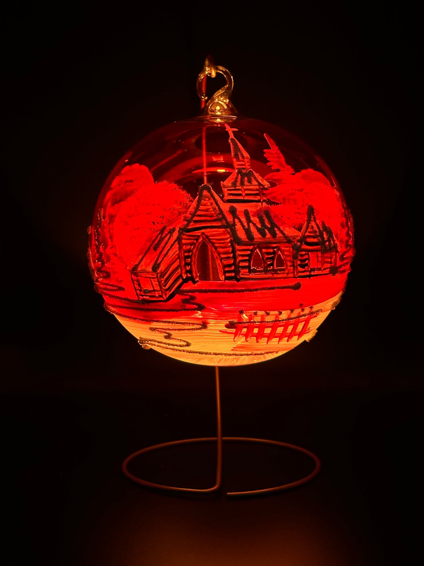 Lampions winter village 12